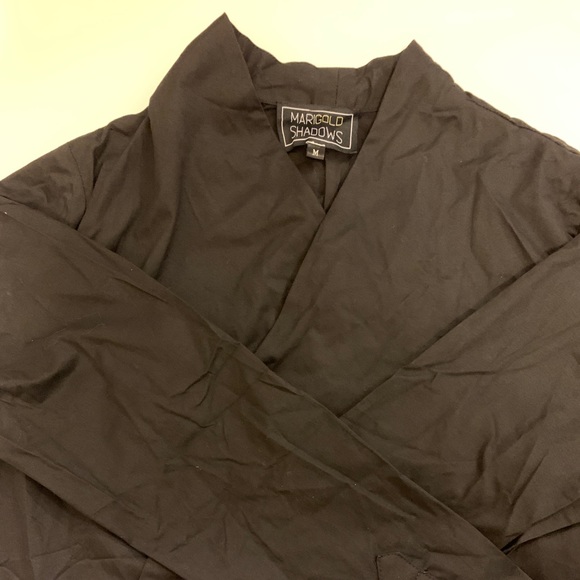 Marigold Shadows Black Long Sleeve Shirt Womens - Picture 4 of 4